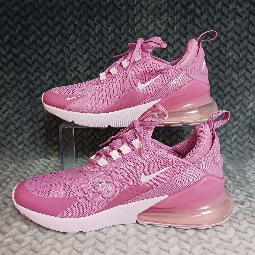 Nike Air Max 270 Magic Flamingo Pink Foam GS Sneakers Shoes Size 6Y Women's 7.5 - Picture 3 of 16